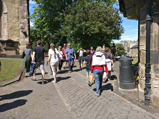 Heading right of Greyfriars Kirk